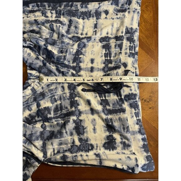 Lucky Brand Pants Women Large XXL Blue White Tie Dye Lightweight Soft Sleepwear - Picture 5 of 7